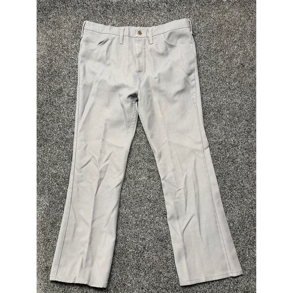 Vintage Wrangler Wrancher Dress Jeans Gray Regular Fit 40x32 Made in USA 00082GY